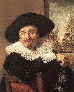 Frans Hals Portrait of Isaak Abrahamsz Massa oil